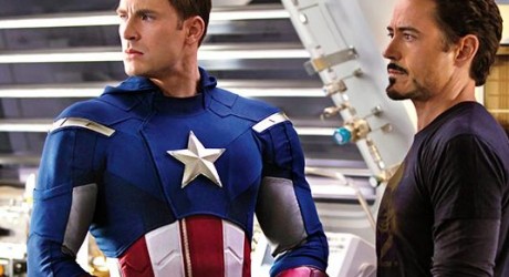 Captain American and Iron Man in The Avengers