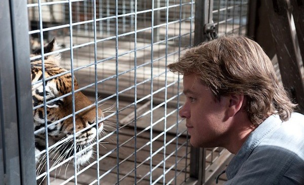 We Bought A Zoo - Matt Damon and a tiger