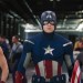 The Avengers (2012) - Jeremy Renner (Hawkeye), Chris Evans (Captain America) and Scarlett Johansson (Black Widow) The Avengers (2012) - Jeremy Renner (Hawkeye), Chris Evans (Captain America) and Scarlett Johansson (Black Widow)