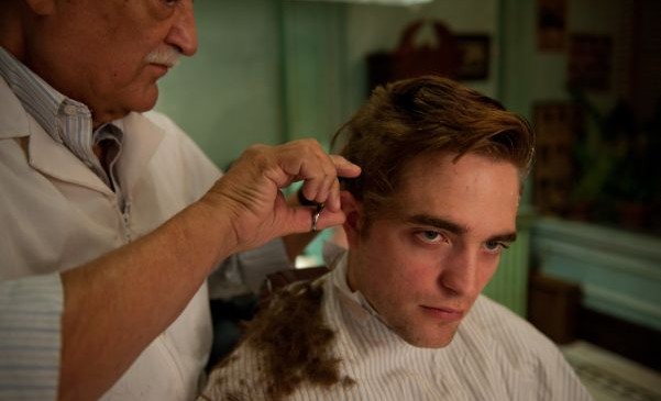 Robert Pattinson being shaved - Cosmopolis