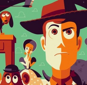 Toy Story - Tom Whalen - Mondo poster Toy Story - Tom Whalen - Mondo poster