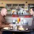 Looper - Bruce Willis and Joseph Gordon-Levitt in a diner