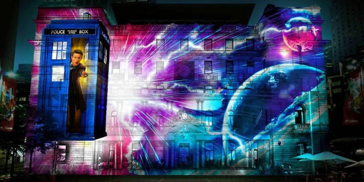 Doctor Who - Lights - Vivid Sydney