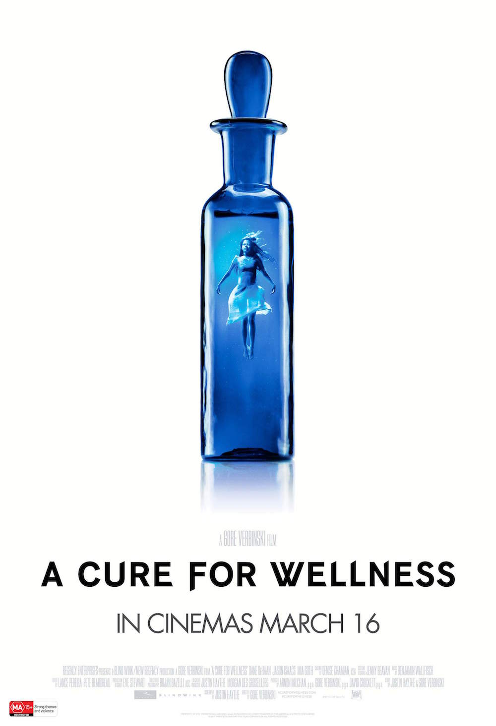 A CURE FOR WELLNESS Movie Poster 15x21 in.