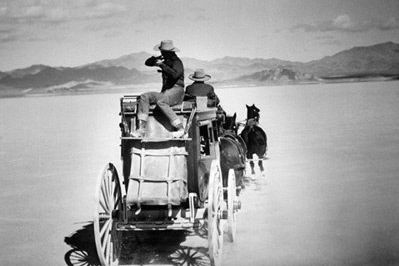 On location with Stagecoach (1939)