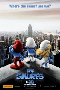 The Smurfs 3D poster