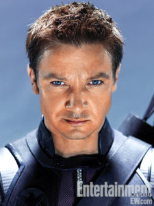 Hawkeye (Jeremy Renner) in The Avengers