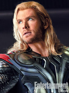 Thor (Chris Hemsworth) in The Avengers