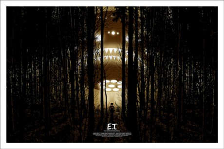 E.T. - The Extra-Terrestrial - Mondo poster - Dan McCarth