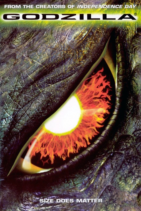Gozilla (1998) Eye poster