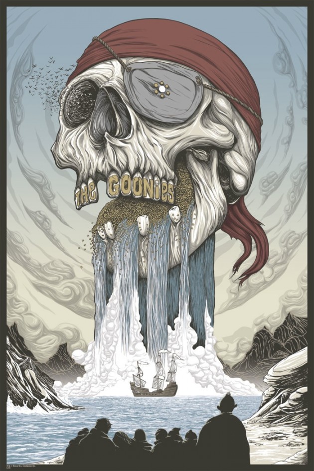 The Goonies - Mondo poster - Randy Ortiz