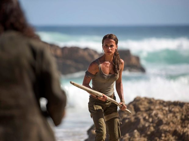 Alicia Vikander as Lara Croft in Tomb Raider (2018)