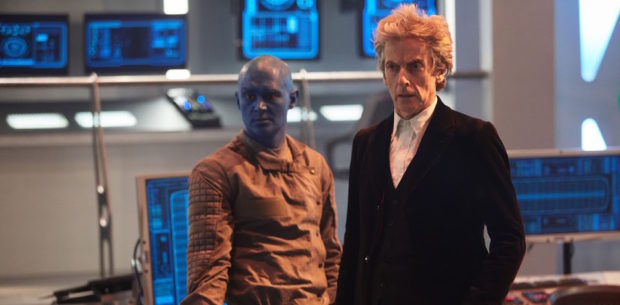 Programme Name: Doctor Who S10 - TX: 24/06/2017 - Episode: n/a (No. 11) - Picture Shows: Jorj (OLIVER LANSLEY), The Doctor (PETER CAPALDI) - (C) BBC/BBC Worldwide - Photographer: Simon Ridgway